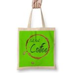 Humuts Funny Coffee Drinks Lover Gift Quote - Vintage Retro Rainbow Style Bez Kadın Günlük Çanta