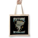 Humuts Funny Future Meteorologist Tornado & Hurricanes Bez Kadın Günlük Çanta
