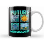 Humuts Funny Future Meteorologist Tornado Storm Weather Beyaz Kupa