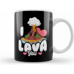 Humuts Funny I Lava You Volcano Valentine S Day Pun Beyaz Kupa