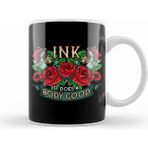 Humuts Funny Ink It Does a Body Good Tattoo Artist Pun Beyaz Kupa