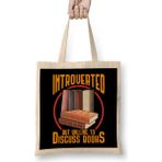 Humuts Funny Introverted But Willing To Discuss Books Bez Kadın Günlük Çanta