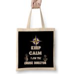 Humuts Funny Keep Calm, I Am The Cruise Director Boating Bez Çanta