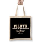 Humuts Funny Pilots Looking Down On People Since 1903 Pun Bez Çanta
