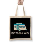 Humuts Funny Rv There Yet Cute Camping & Glamping Camper Bez Uzun Saplı Açık Bej Rengi Çanta