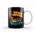 Humuts Funny Send Noods Pun Anime Gamer Ramen Kawaii Kupa Bardak