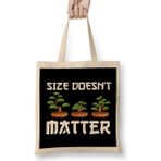 Humuts Funny Size Doesn't Matter Small Bonsai Tree Plant Bez Çanta