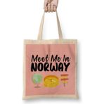 Humuts Funny Travel Norway Gift Design Lover-Trippin Wanderlust Journey Adventurer Vacation Bez Çanta