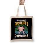 Humuts Funny You Sure Axolotl Questions Walking Fish Pun Bez Çanta