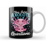 Humuts Funny You Sure Axolotl Questions Walking Fish Pun Kupa Bardak