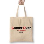 Humuts Game Over Bez Uzun Saplı Açık Bej Rengi Çanta
