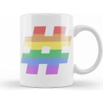 Humuts Gay Pride Rainbow Hashtag Kupa
