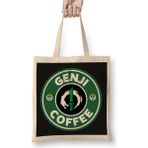 Humuts Genji Coffee Overwatch Açık Bej Uzun Saplı Bez Çanta