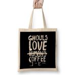 Humuts Ghouls love coffee Bez Kadın Günlük Çanta