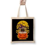 Humuts Halloween Puppy Wizard Cute Dog Obsessed Bez Kadın Günlük Çanta