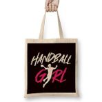 Humuts Handball Girl Player Handballer Ball Sports Team Coach Game Bez Kadın Günlük Çanta