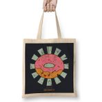 Humuts Happy Doughnut Retro Japanese Bez Kadın Günlük Çanta