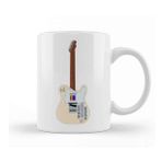 Humuts Harry Styles Guitar 06 Beyaz Porselen Kupa Bardak