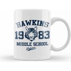 Humuts Hawkins Middle School Stranger Things Beyaz Porselen Kupa Bardak