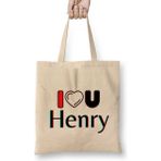 Humuts Henry Name Custom Design Gift Baby-Gift For Him Bez Çanta