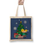 Humuts Hey Arnold Around The Christmas Tree Uzun Saplı Bez Çanta