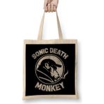 Humuts High Fidelity Sonic Death Monkey Uzun Saplı Açık Bej Bez Çanta