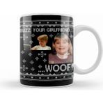 Humuts Home Alone Buzz Your Girlfriend Wood Christmas Kupa Bardak