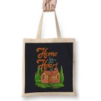 Humuts Home Is Where Your Heart At Pixel Art Uzun Saplı Bez Çanta