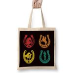 Humuts Horseshoe Retro Cowboy Cowgirl Equestrian Sport Western Uzun Saplı Bez Çanta