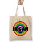 Humuts Hulk Hogan - Vintage Retro Rainbow Style Warriors Design Wrestlers-Gift Bez Kadın Günlük Çanta