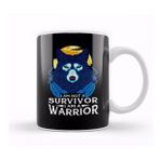 Humuts I Am Not A Survivor I Am A Warrior Fierce Wolf Kupa Bardak