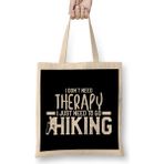 Humuts I Don T Need Therapy I Just Need To Go Hiking Bez Uzun Saplı Açık Bej Rengi Çanta