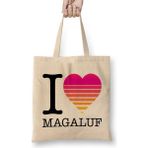 Humuts I Heart Magaluf Sunset Bez Uzun Saplı Açık Bej Rengi Çanta