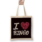 Humuts I Love Bingo Gamble Lucky Game Player Gambling Gift Bez - 40 X 40Bayan Günlük Çanta