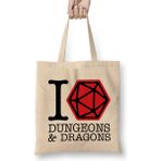 Humuts I Love Dungeons And Dragons Bez Bayan Günlük Çanta