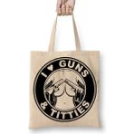 Humuts I Love Guns Bez Bayan Günlük Çanta