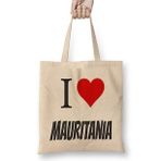 Humuts I Love Mauritania Bez Bayan Günlük Çanta
