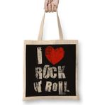 Humuts I Love Strager Things Bez Uzun Saplı Açık Bej Rengi Çanta