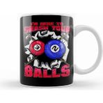 Humuts I M Here To Smash Your Balls Funny Billiards Pool Kupa Bardak