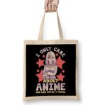 Humuts I Only Care About Anime and Like Maybe 3 People Bez Kadın Günlük Çanta