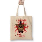 Humuts I Survived Five Nights Toys Bez Kadın Günlük Çanta