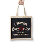 Humuts I Watch Eurovision with My Girlfriend Bez Kadın Günlük Çanta
