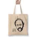 Humuts Žižek I Would Prefer not to Bez Kadın Günlük Çanta