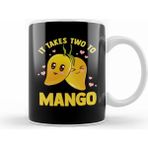 Humuts It Takes Two To Mango Funny Fruit Tango Food Pun Kupa