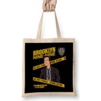 Humuts Jake Peralta Tell Me Why Brooklyn 99 Uzun Saplı Açık Bej Bez Çanta