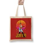 Humuts James Name Custom Design Gift Baby Gift For Him Bez Uzun Saplı Açık Bej Rengi Çanta