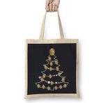 Humuts Jason Voorhees Friday 13TH Christmas Tree Baubles Uzun Saplı Açık Bej Bez Çanta