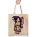Humuts Jessica Jones Marvel Uzun Saplı Açık Bej Bez Çanta