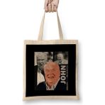 Humuts John Madden Memories Açık Bej Uzun Saplı Bez Çanta
