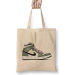 Humuts Jordan 1 Mid Dutch Green Bez Kadın Günlük Çanta